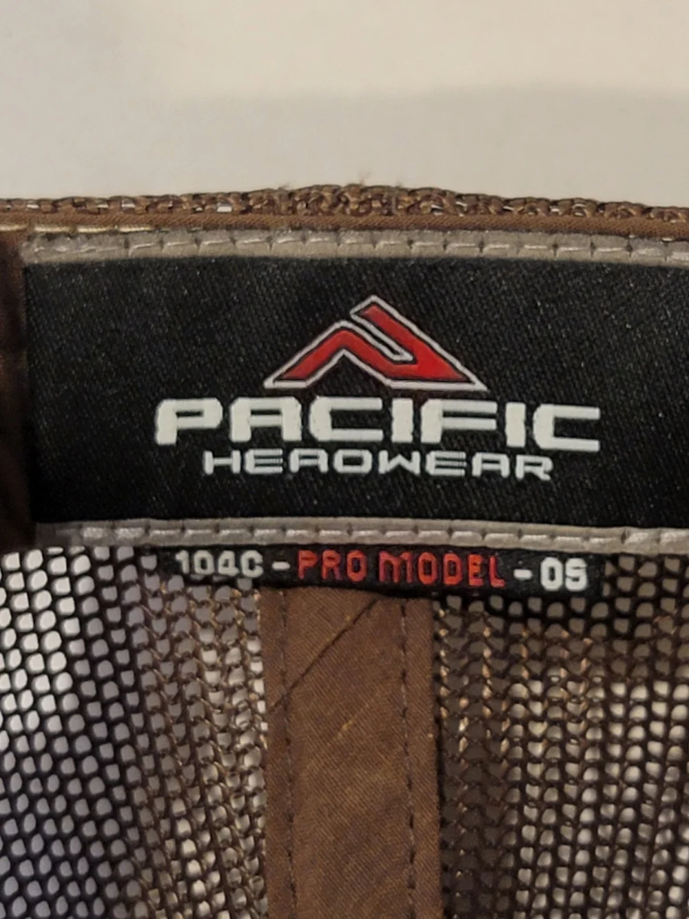 Pacific Headwear Men’s Trucker Hat Mesh Back Snapback Beige Brown One Size